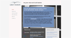 Desktop Screenshot of greyheron.com