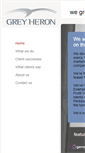 Mobile Screenshot of greyheron.com